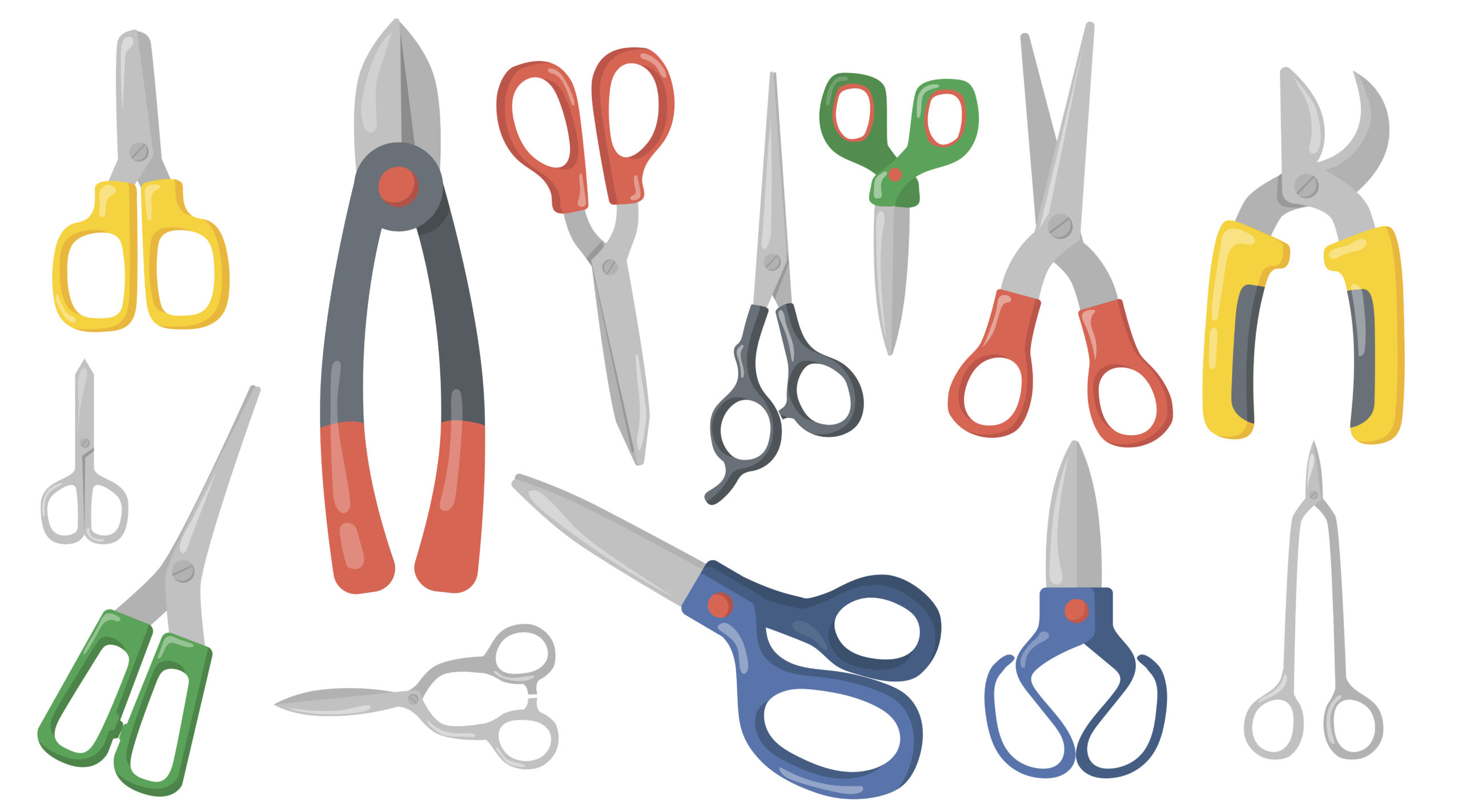 collection of various different Best Secateurs in a graphic image with white background